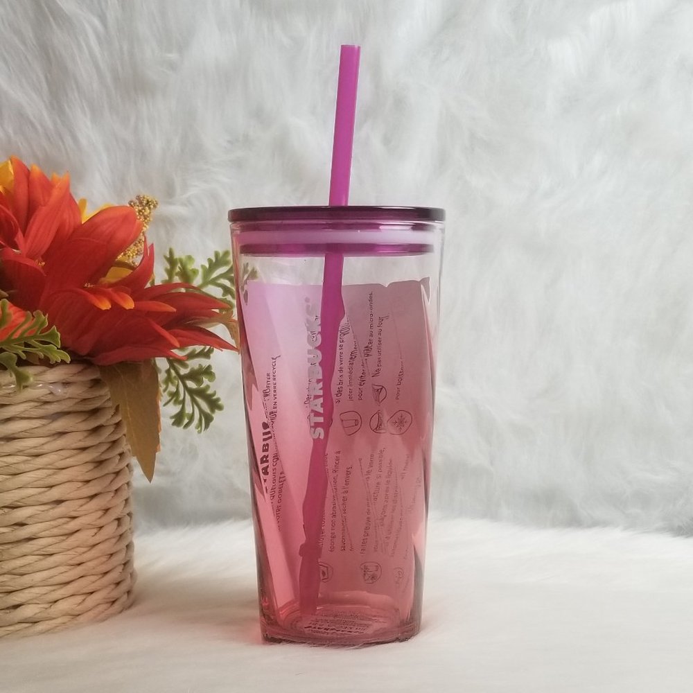 Starbucks Spring 2021 Pink Glass Tumbler